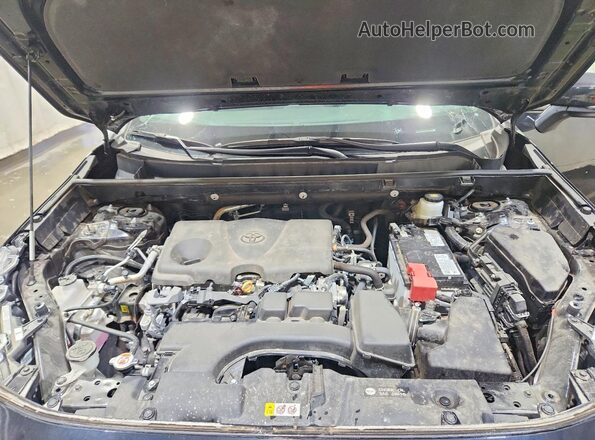 2T3P1RFV0SW543656 2025 TOYOTA RAV4 Black Engine compartment view