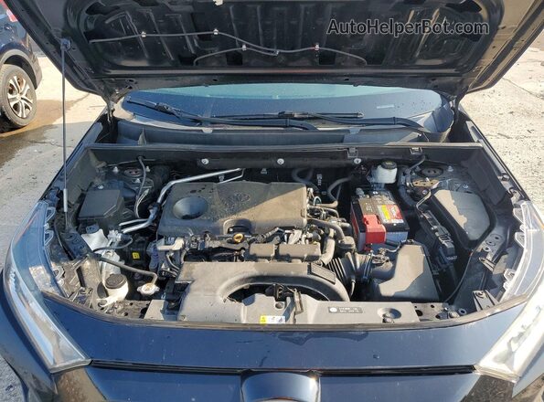 2T3P1RFV1KW047975 2019 TOYOTA RAV4 Black Vista del compartimento del motor