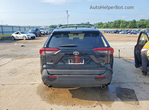 2T3P1RFV1KW047975 2019 TOYOTA RAV4 Black Vista trasera