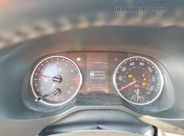 2T3P1RFV1KW047975 2019 TOYOTA RAV4 Black Vista del cuadro de instrumentos