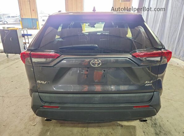 2T3P1RFV2KC030037 2019 TOYOTA RAV4 Gray უკანა ხედი