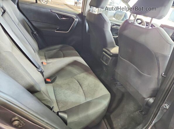2T3P1RFV2KC030037 2019 TOYOTA RAV4 Gray უკანა სალონის ხედი