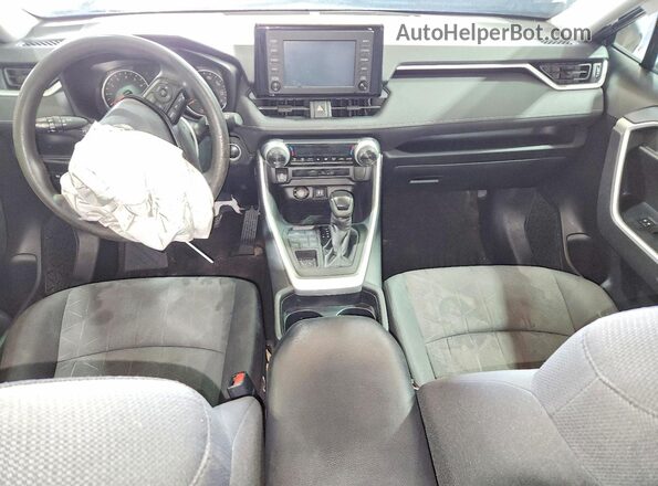 2T3P1RFV2KC030037 2019 TOYOTA RAV4 Gray წინა პანელის ხედი