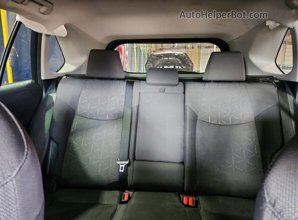 2T3P1RFV2KC030037 2019 TOYOTA RAV4 Gray უკანა სავარძლების ხედი