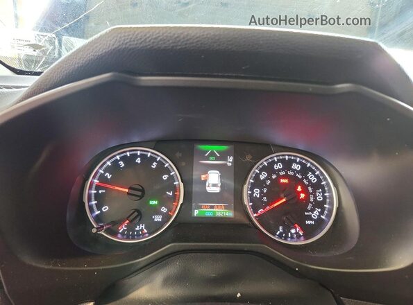 2T3P1RFV2LC074525 2020 TOYOTA RAV4 Black Widok zestawu wskaźników