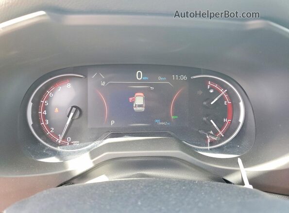 2T3P1RFV2RC425507 2024 TOYOTA RAV4 Gray ხელსაწყოთა პანელის ხედი