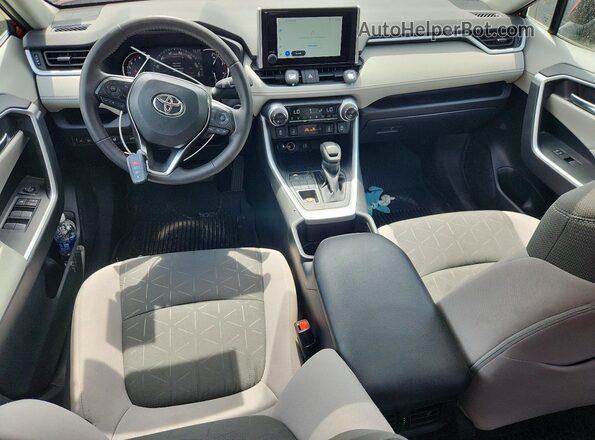 2T3P1RFV2SW586895 2025 TOYOTA RAV4 Red Dashboard view