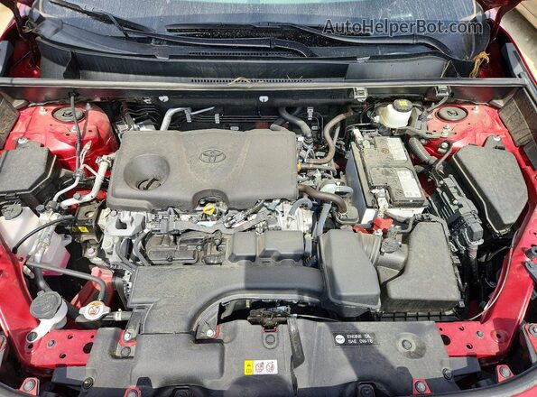 2T3P1RFV2SW586895 2025 TOYOTA RAV4 Red Engine compartment view