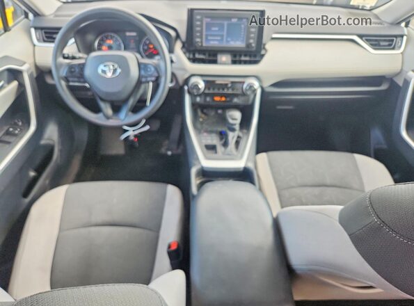 2T3P1RFV3KC020214 2019 TOYOTA RAV4 White Вид панелі приладів