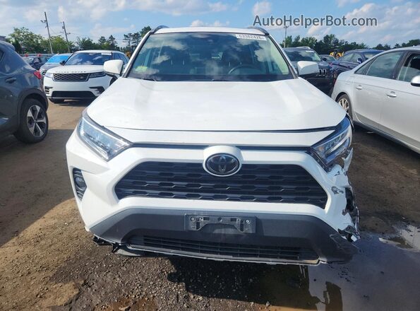 2T3P1RFV3KC020214 2019 TOYOTA RAV4 White Вид спереду