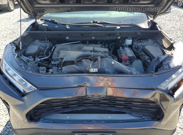2T3P1RFV3KW047895 2019 TOYOTA RAV4 Charcoal ძრავის განყოფილების ხედი