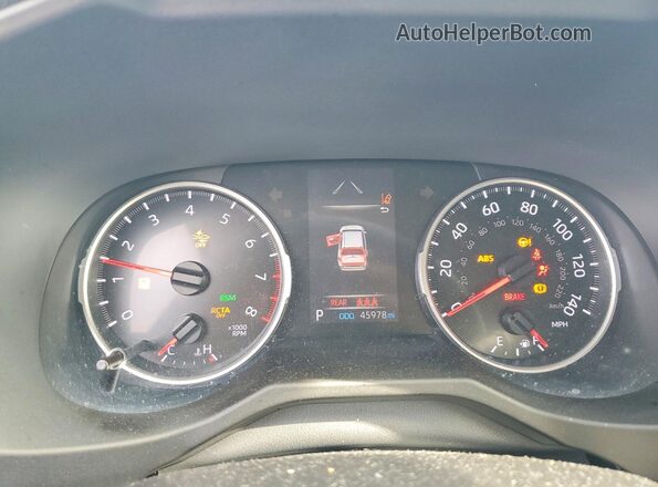 2T3P1RFV3KW071467 2019 TOYOTA RAV4 Charcoal ხელსაწყოთა პანელის ხედი