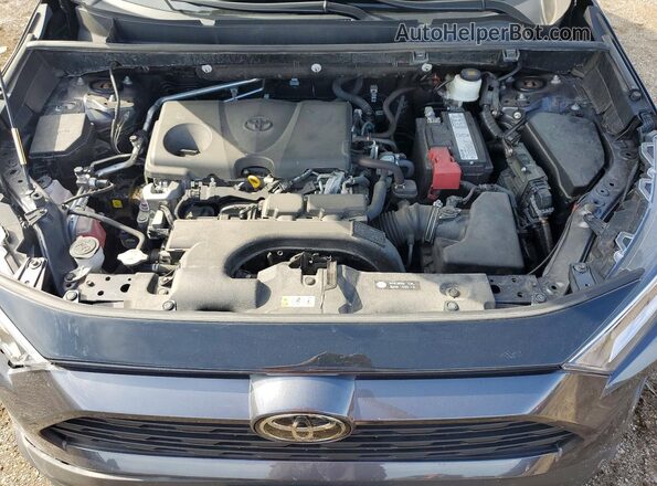 2T3P1RFV3KW071467 2019 TOYOTA RAV4 Charcoal ძრავის განყოფილების ხედი