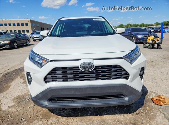 2T3P1RFV3MC143059 2021 TOYOTA RAV4 Белый Вид спереди