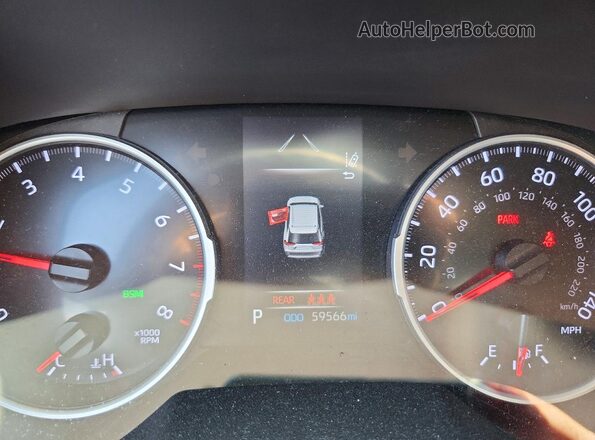 2T3P1RFV3MC143059 2021 TOYOTA RAV4 Белый Вид щитка приборов