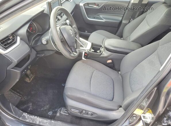 2T3P1RFV3MC156622 2021 TOYOTA RAV4 Black წინა სალონის ხედი