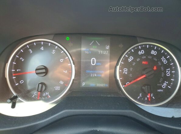 2T3P1RFV3MC156622 2021 TOYOTA RAV4 Black ხელსაწყოთა პანელის ხედი