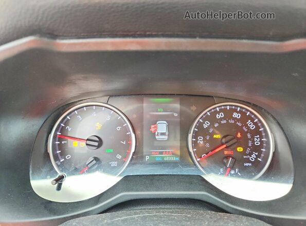 2T3P1RFV3MC164834 2021 TOYOTA RAV4 White Widok zestawu wskaźników