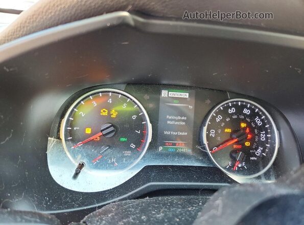 2T3P1RFV3MC170892 2021 TOYOTA RAV4 White Սարքավորումների վահանակի տեսք