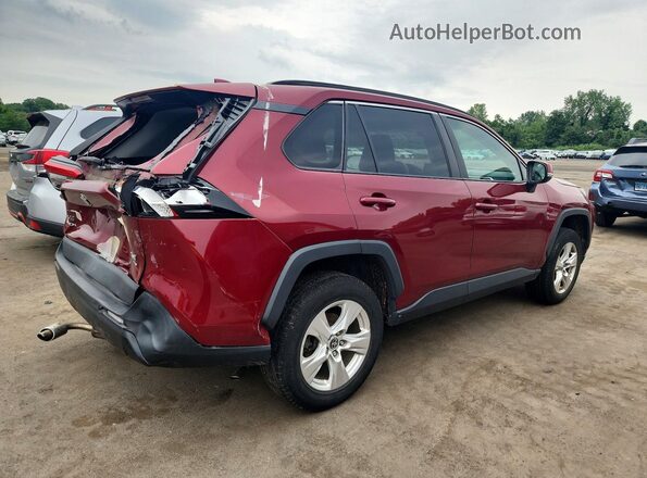 2T3P1RFV3MW248036 2021 TOYOTA RAV4 Бордовый Задняя правая четверть