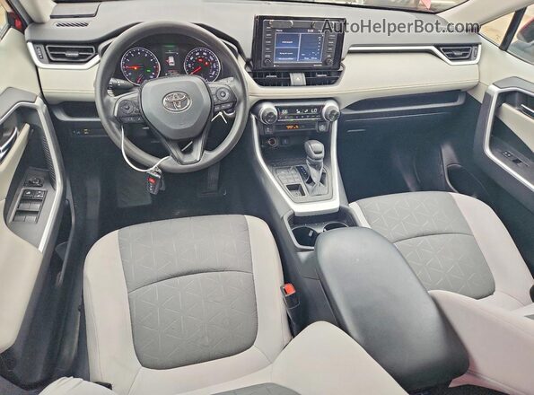2T3P1RFV3MW248036 2021 TOYOTA RAV4 Бордовый Вид панели приборов