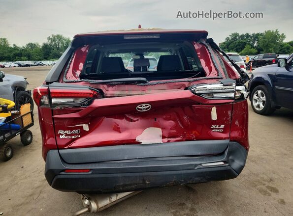 2T3P1RFV3MW248036 2021 TOYOTA RAV4 Бордовый Вид сзади