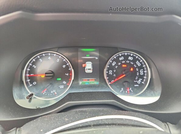 2T3P1RFV3MW248036 2021 TOYOTA RAV4 Бордовый Вид щитка приборов
