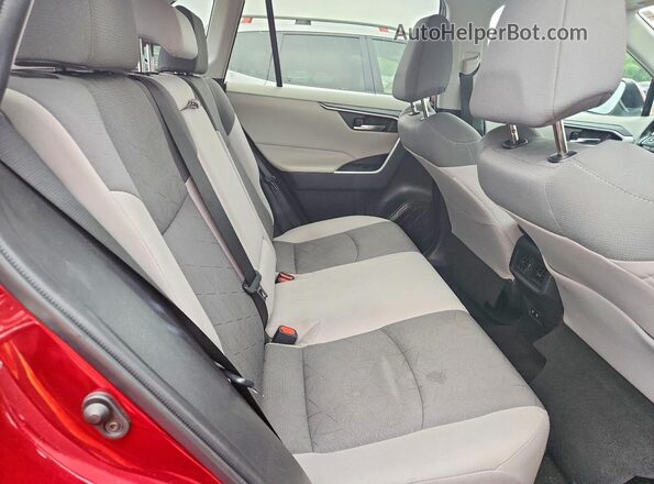 2T3P1RFV3MW248036 2021 TOYOTA RAV4 Бордовый Вид задних сидений