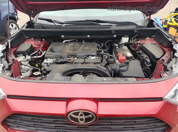 2T3P1RFV3MW248036 2021 TOYOTA RAV4 Бордовый Вид задней части салона