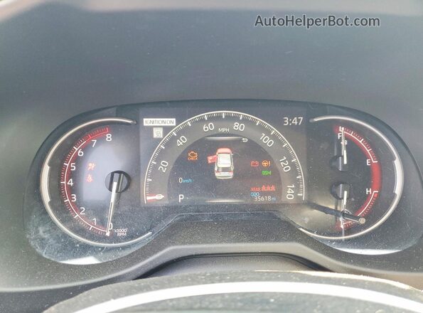 2T3P1RFV3PW331163 2023 TOYOTA RAV4 Черный Вид щитка приборов