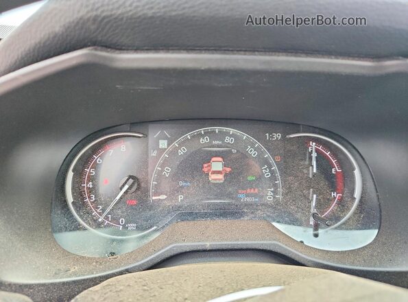 2T3P1RFV3SC504934 2025 TOYOTA RAV4 Silver Вид щитка приладів