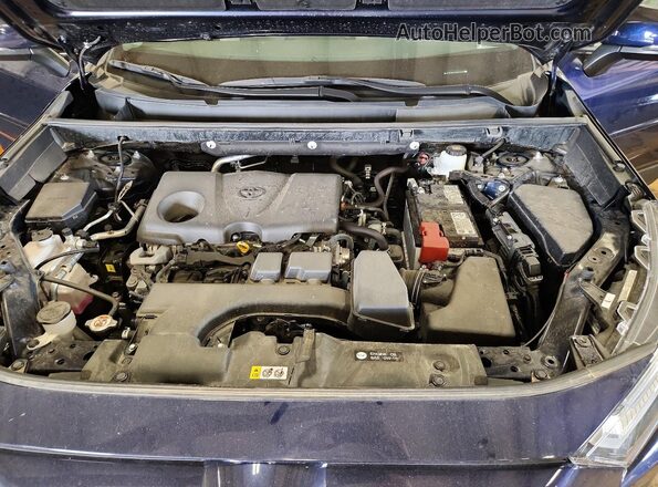 2T3P1RFV3SW512529 2025 TOYOTA RAV4 Blue Вид підкапотного простору
