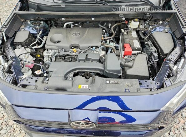 2T3P1RFV3SW616695 2025 TOYOTA RAV4 Blue ძრავის განყოფილების ხედი
