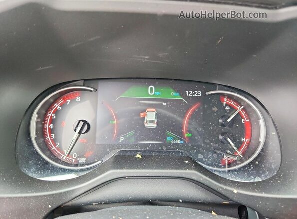 2T3P1RFV3SW616695 2025 TOYOTA RAV4 Blue ხელსაწყოთა პანელის ხედი