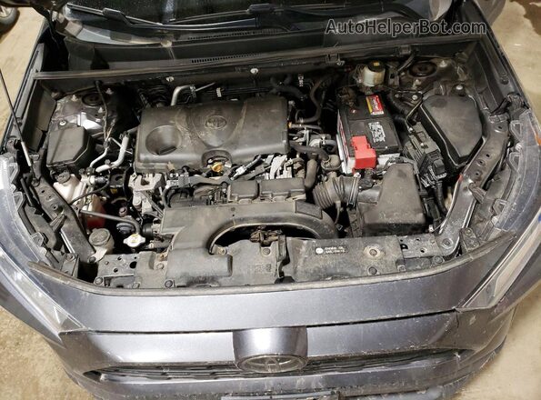 2T3P1RFV4MC201132 2021 TOYOTA RAV4 Gray Vista del compartimento del motor