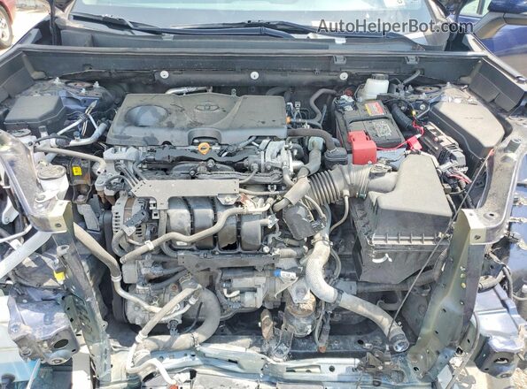 2T3P1RFV4MW185562 2021 TOYOTA RAV4 Blue Vista del compartimento del motor