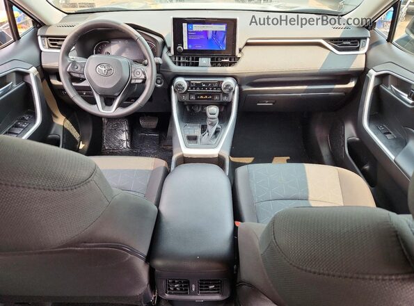 2T3P1RFV4RC465572 2024 TOYOTA RAV4 Black Вид панелі приладів