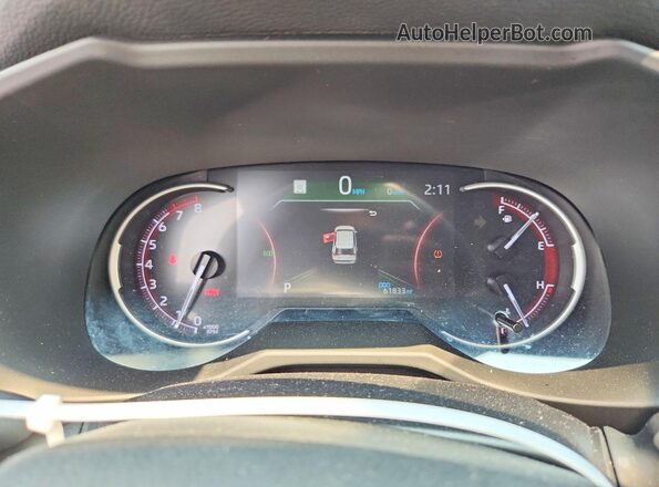 2T3P1RFV4RC465572 2024 TOYOTA RAV4 Black Вид щитка приладів