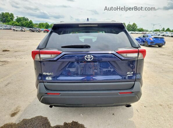 2T3P1RFV4RW446079 2024 TOYOTA RAV4 Blue Rear view