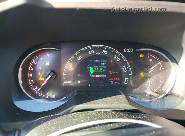 2T3P1RFV4SC511696 2025 TOYOTA RAV4 Silver Вид щитка приладів