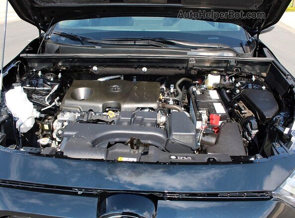 2T3P1RFV4SC550580 2025 TOYOTA RAV4 Black Widok deski rozdzielczej