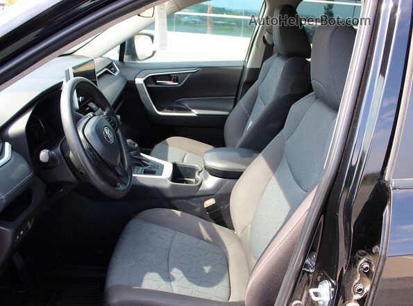 2T3P1RFV4SC550580 2025 TOYOTA RAV4 Black Widok tylnych siedzeń