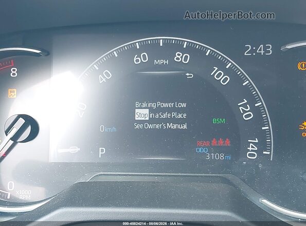 2T3P1RFV4SW621789 2025 TOYOTA RAV4 Gray Widok tylnych siedzeń