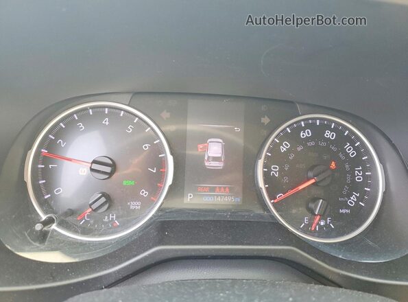 2T3P1RFV5LW109976 2020 TOYOTA RAV4 Blue ხელსაწყოთა პანელის ხედი