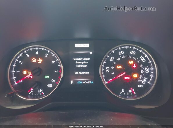 2T3P1RFV5MW244795 2021 TOYOTA RAV4 White უკანა სავარძლების ხედი