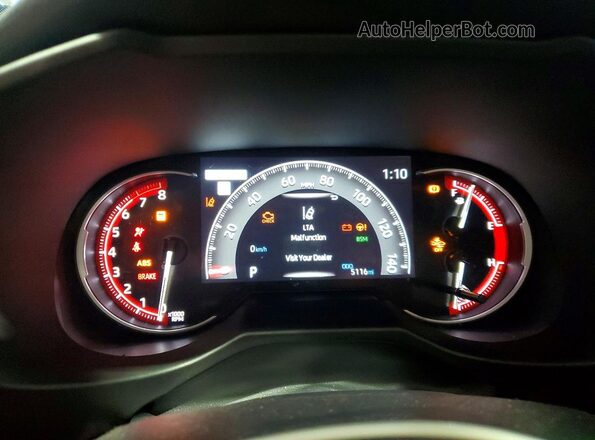 2T3P1RFV5SW614303 2025 TOYOTA RAV4 Gray ხელსაწყოთა პანელის ხედი