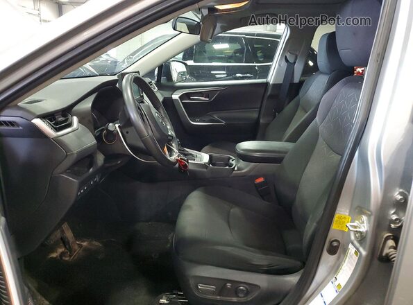 2T3P1RFV6KW057837 2019 TOYOTA RAV4 Gray Вид салону спереду