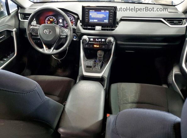 2T3P1RFV6KW057837 2019 TOYOTA RAV4 Gray Вид панелі приладів
