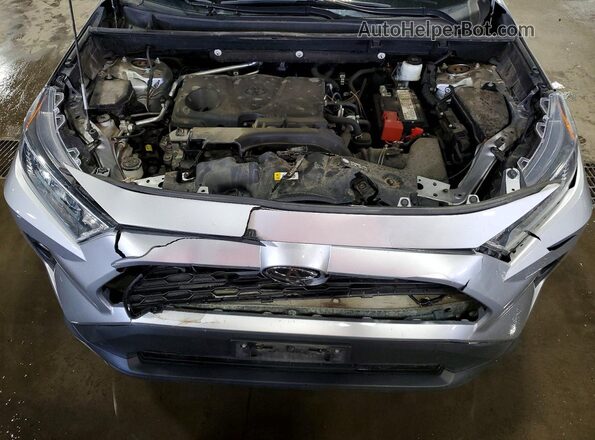 2T3P1RFV6KW057837 2019 TOYOTA RAV4 Gray Вид підкапотного простору