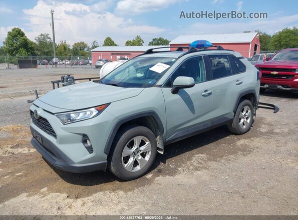2T3P1RFV6LW090919 2020 TOYOTA RAV4 Light Blue Передняя левая четверть